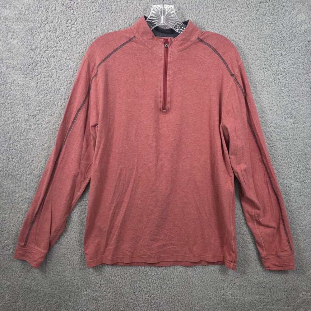 Tasc Shirt Men's 1/4 Zip Performance Bamboo Pullover Golf Size M